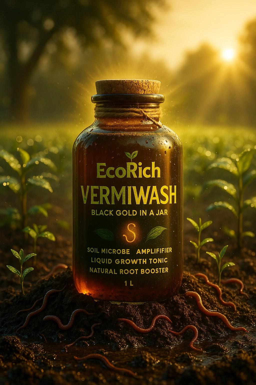 EcoRich Vermiwash Spray Bottle
